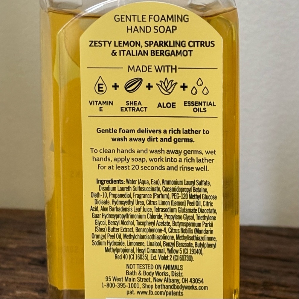 Bath & Body Works Gentle Foaming  Hand Soap Kitchen Lemon #3 Bottles - Picture 2 of 2